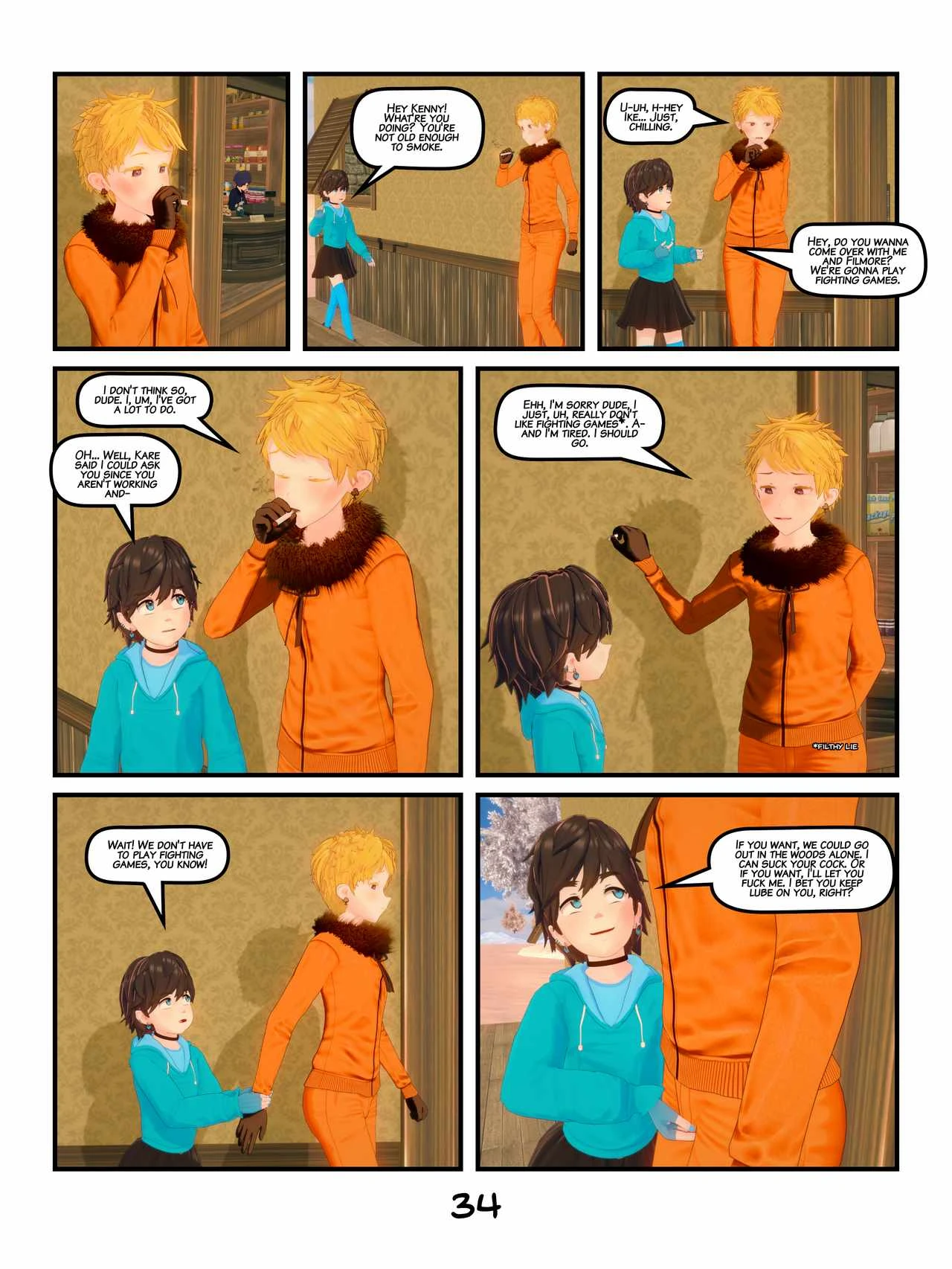 A Letting Go porn comic picture 35