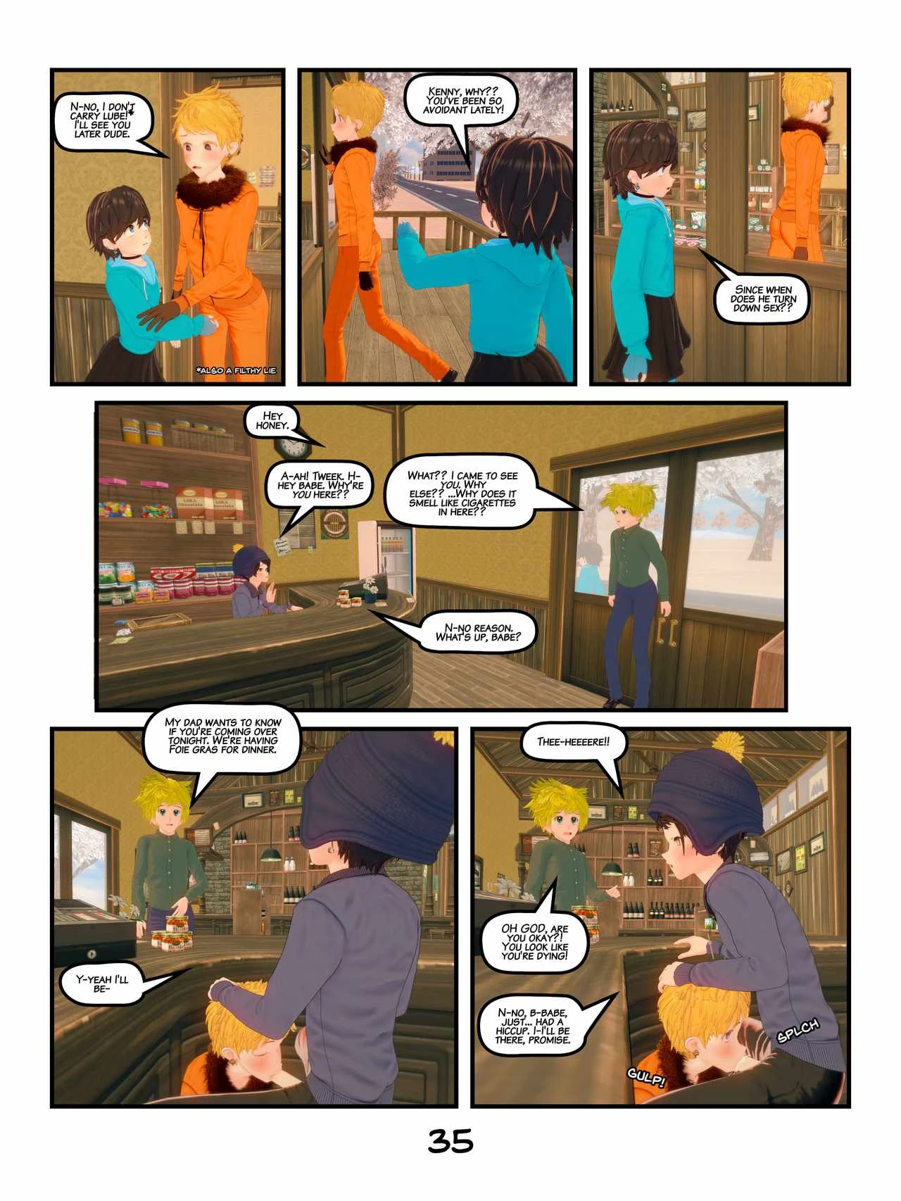 A Letting Go porn comic picture 36