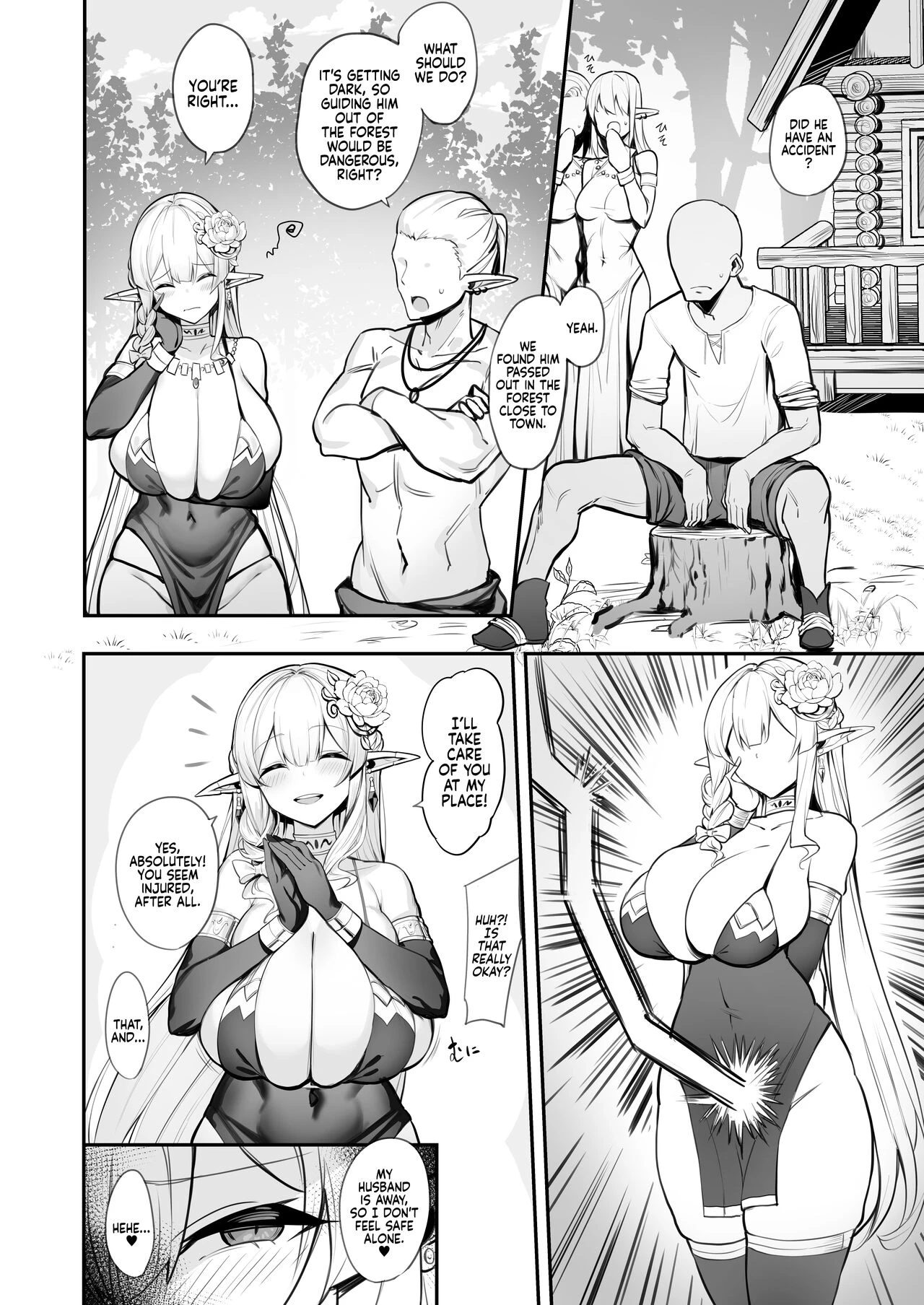 A Manga About an Elf Housewife | Elf Mama-San no manga porn comic picture 7
