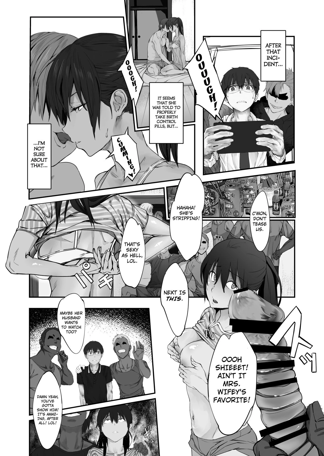 A Married Couple, Ruffians, and a Student porn comic picture 13