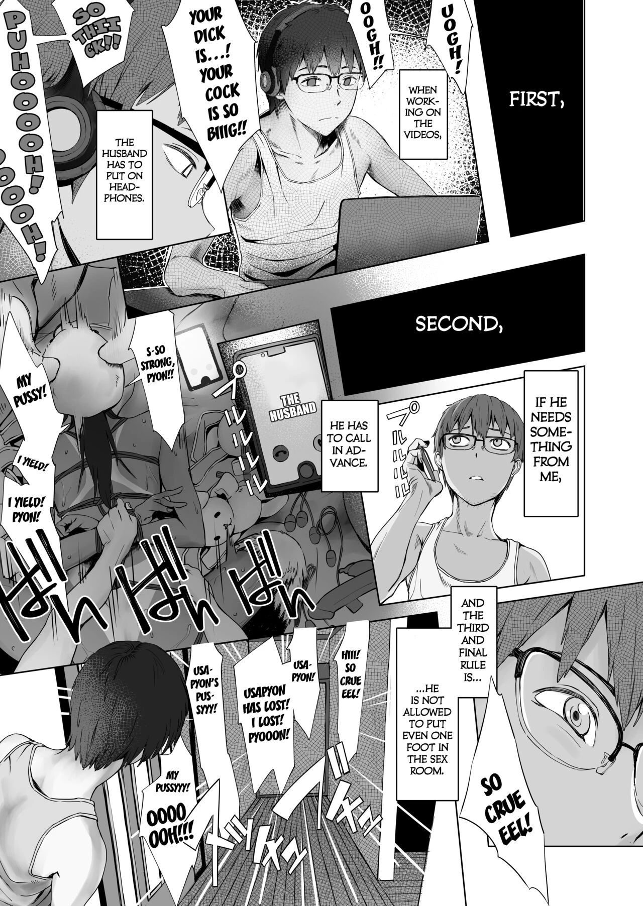 A Married Couple, Ruffians, and a Student porn comic picture 46