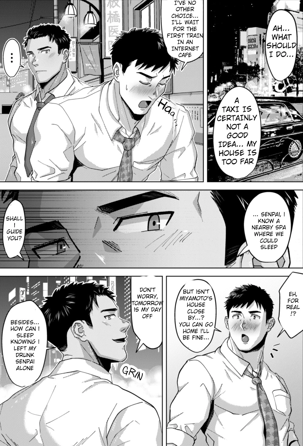 A married straight senpai becomes a slut in a cruising spot!? | Kikon Nonke no Senpai ga Hattenjou de Mesu Ochi porn comic picture 2