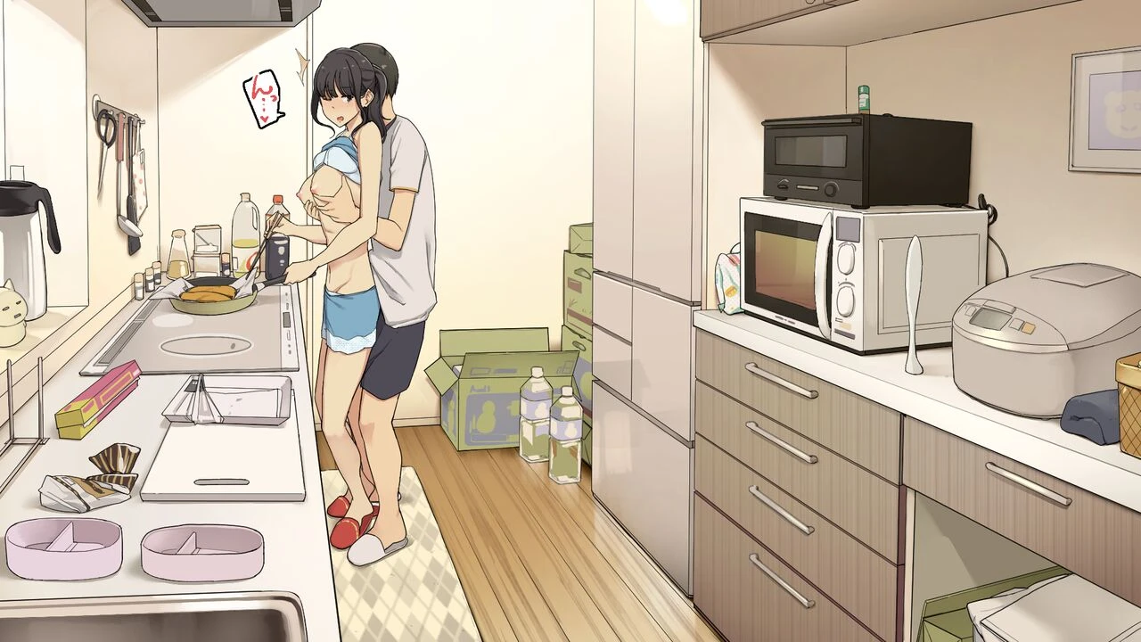 A Morning Trying to Provoke My Older Girlfriend Who Never Gets Angry porn comic picture 4