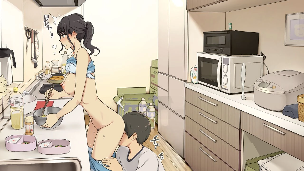 A Morning Trying to Provoke My Older Girlfriend Who Never Gets Angry porn comic picture 6