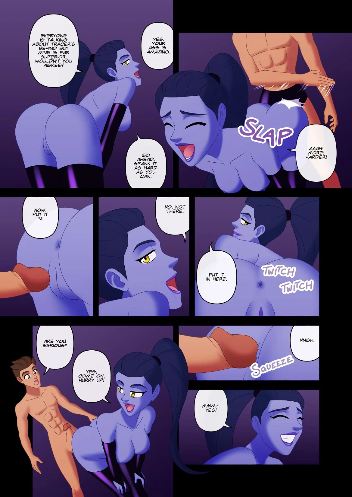 A New Hero 3. Caught in the web porn comic picture 5