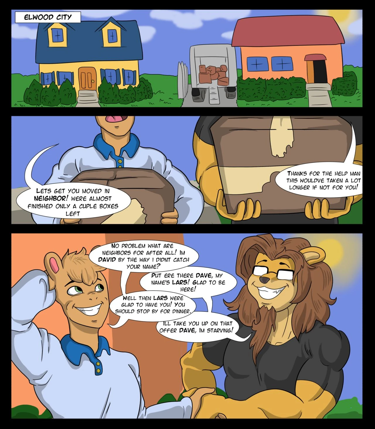 A New Neighbor porn comic picture 1