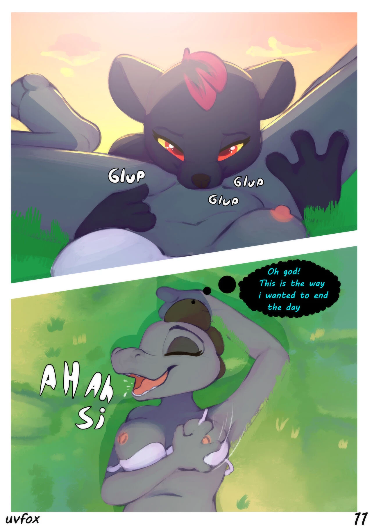 A Night in the Mountain porn comic picture 12