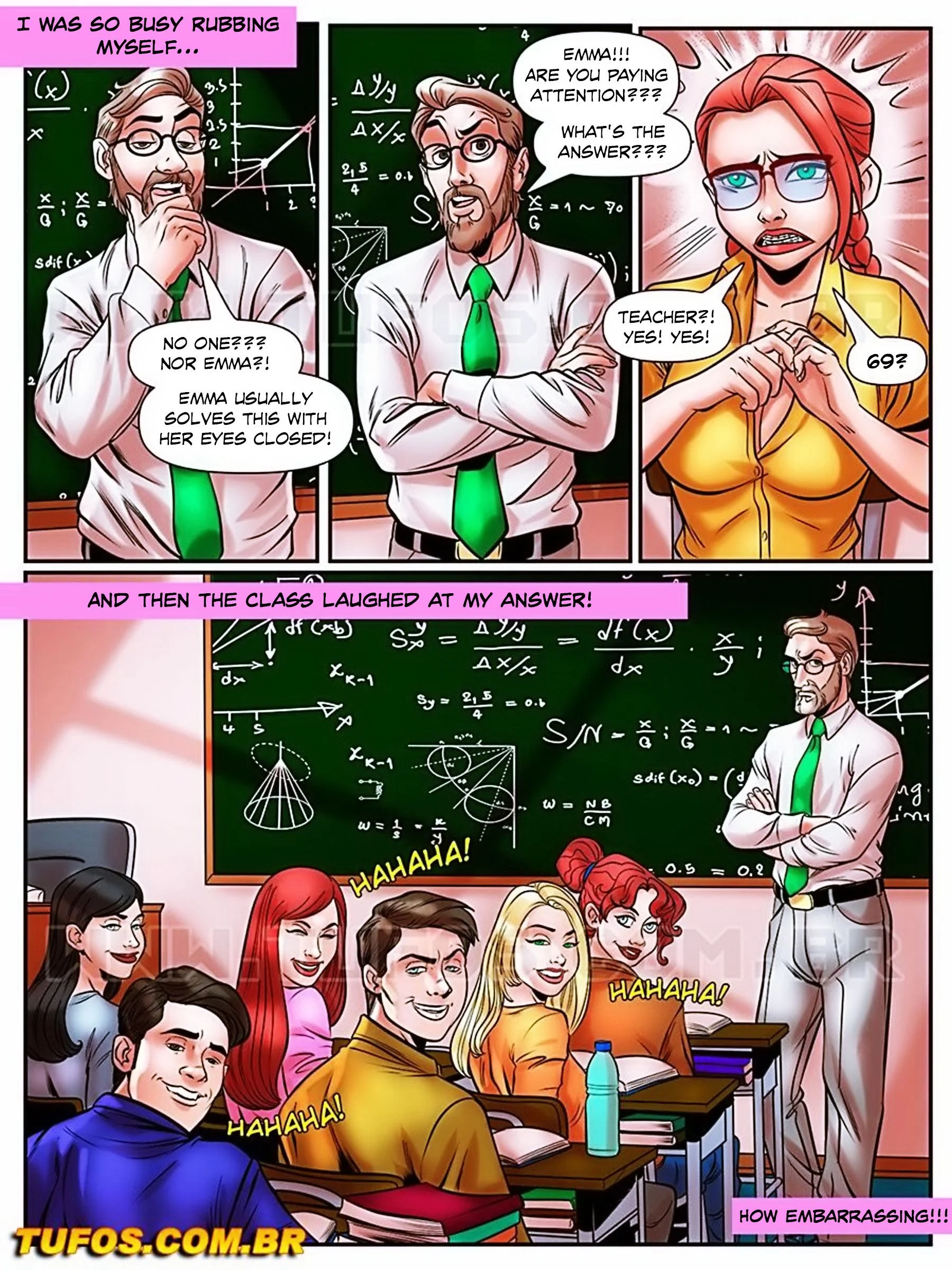 A Nympho Nerd 6-7 porn comic picture 3