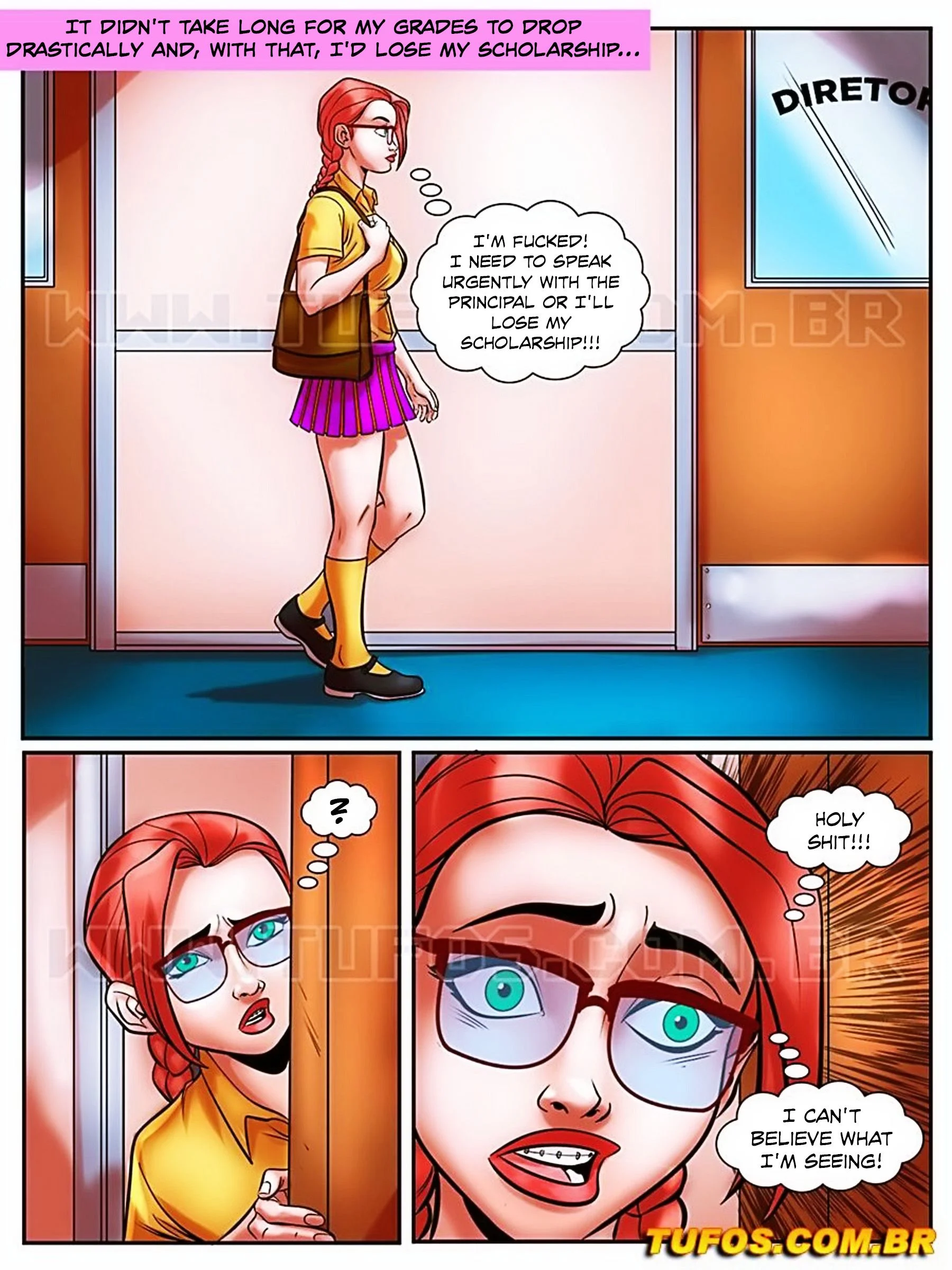 A Nympho Nerd 6-7 porn comic picture 4