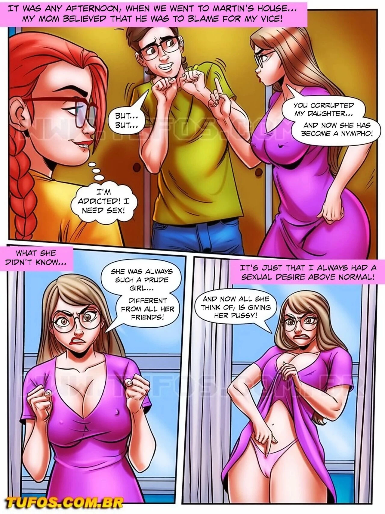 A Nympho Nerd porn comic picture 2