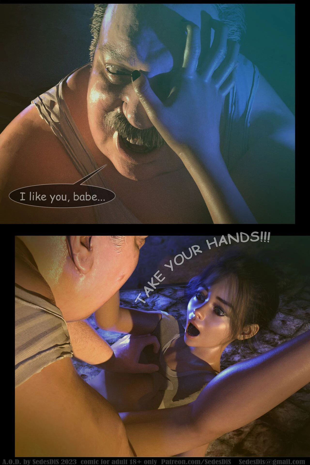 A.O.D. porn comic picture 14