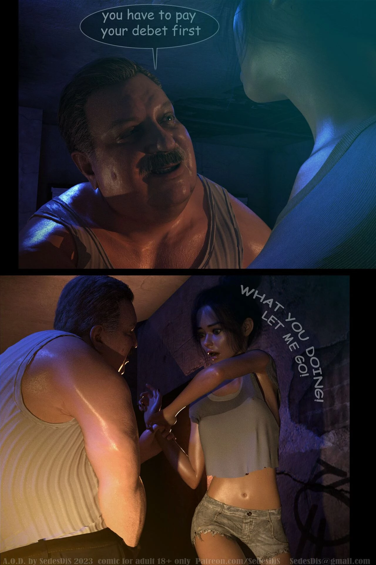 A.O.D. porn comic picture 8