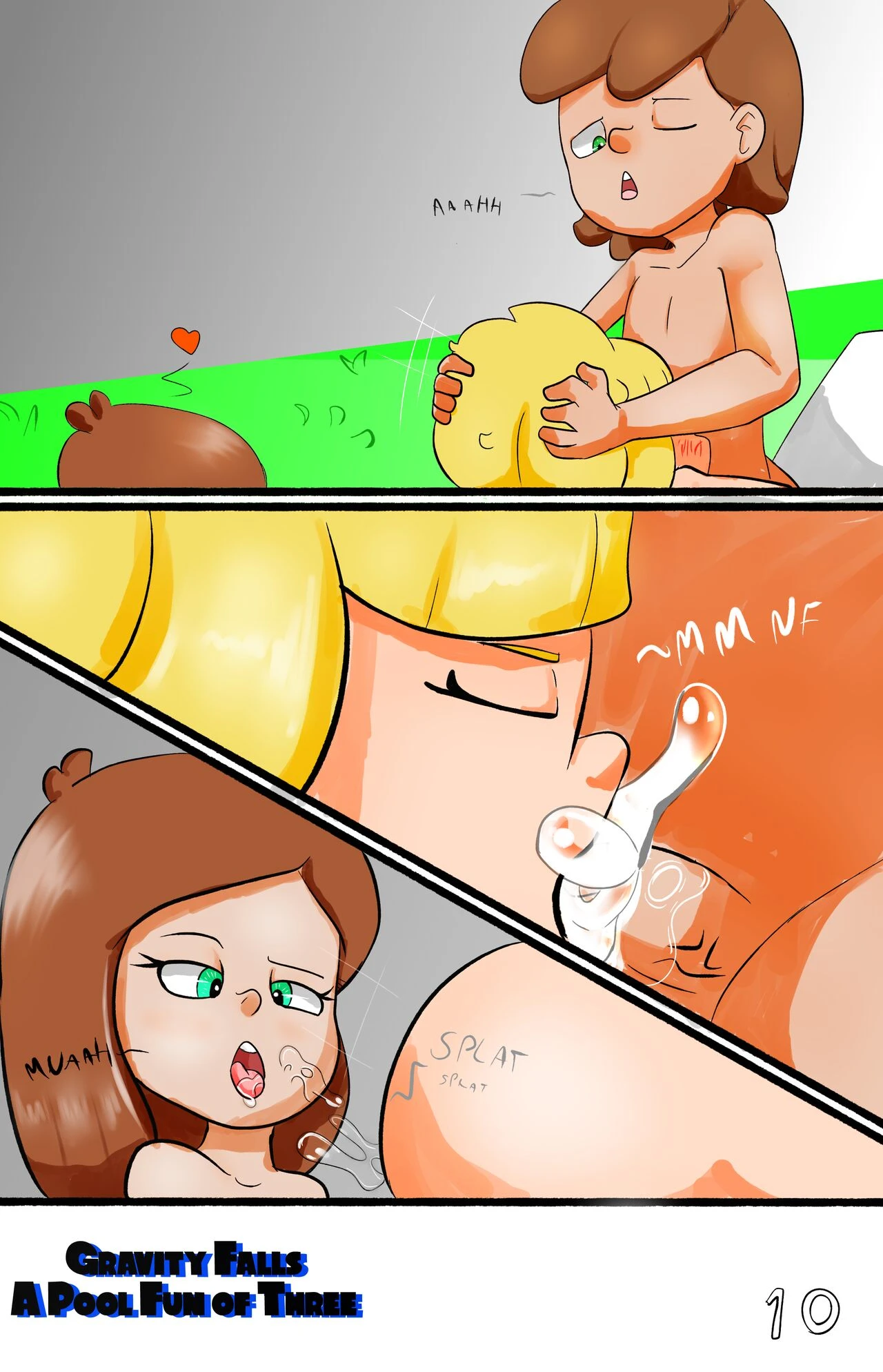 A Pool fun of Three porn comic picture 11