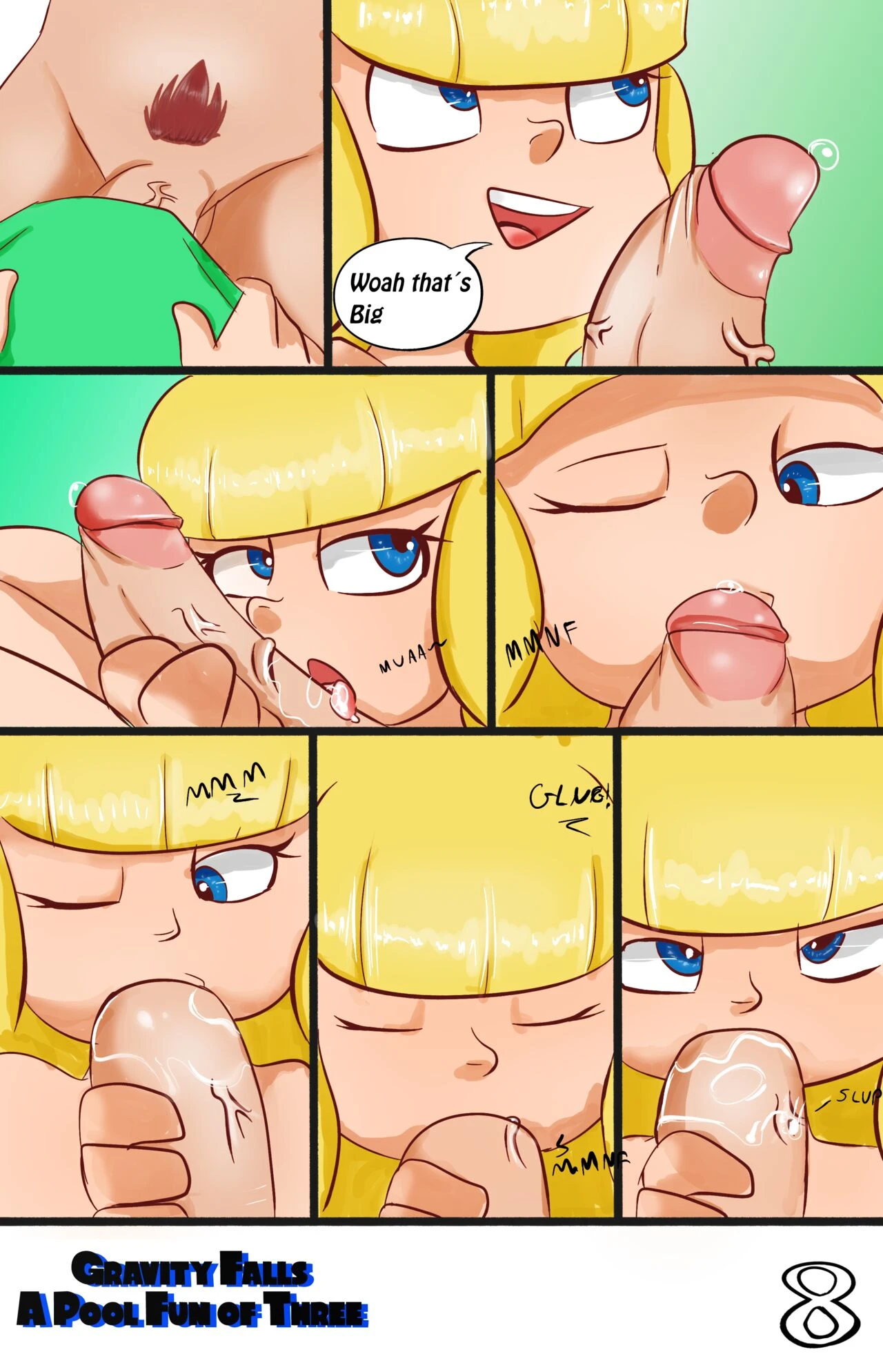 A Pool fun of Three porn comic picture 9