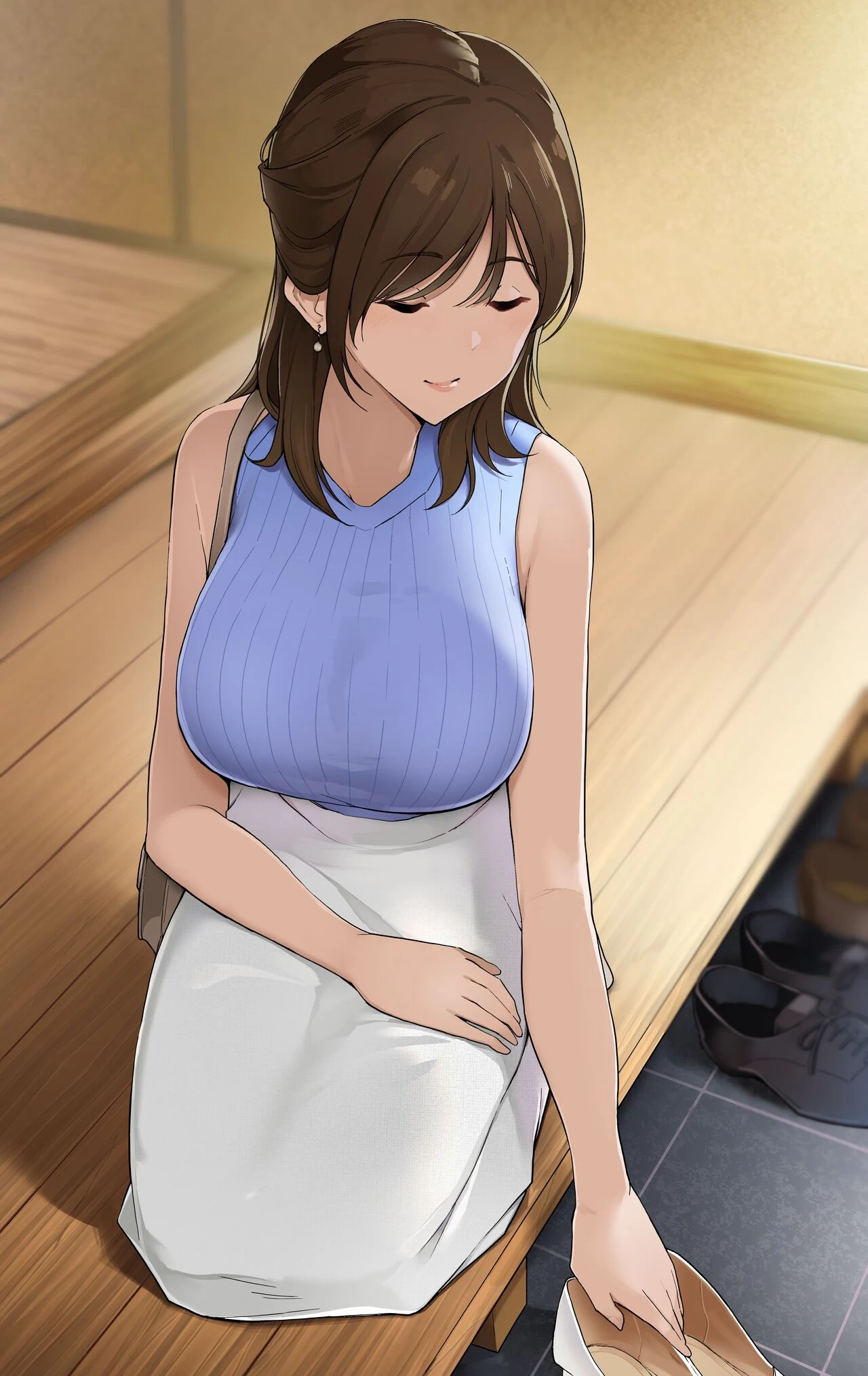 A Refined and Elegant Young Woman from a Good Family Has Vulgar Sex | Sodachi no Yosasou na Onee-san ga Ogehin Sex suru Hanashi Sono porn comic picture 1