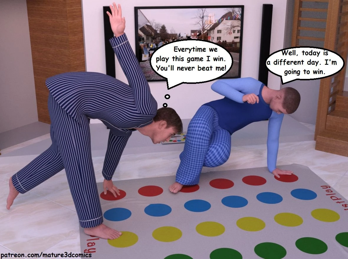 A Sexy Game of Twister porn comic picture 1