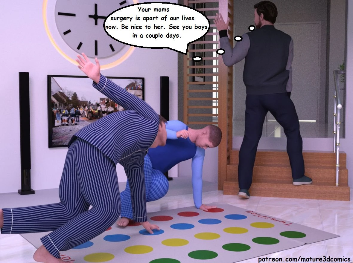 A Sexy Game of Twister porn comic picture 3