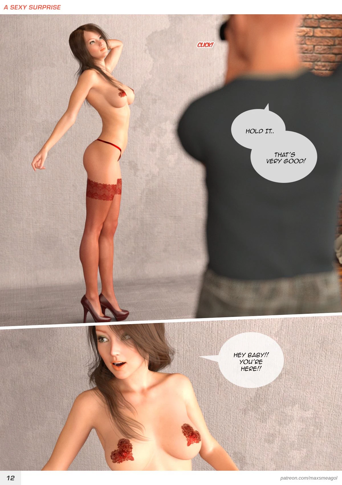 A Sexy Surprise porn comic picture 13