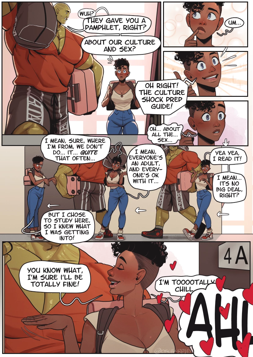 A Special Gobbo College Comic: Erika's First Day porn comic picture 7