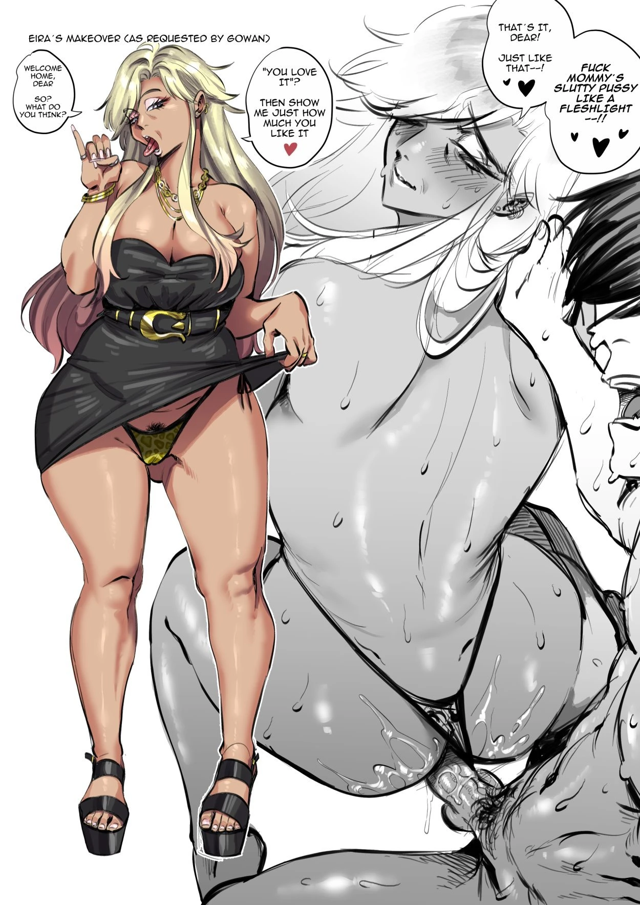 A Strict Mother's Daily Routine porn comic picture 17