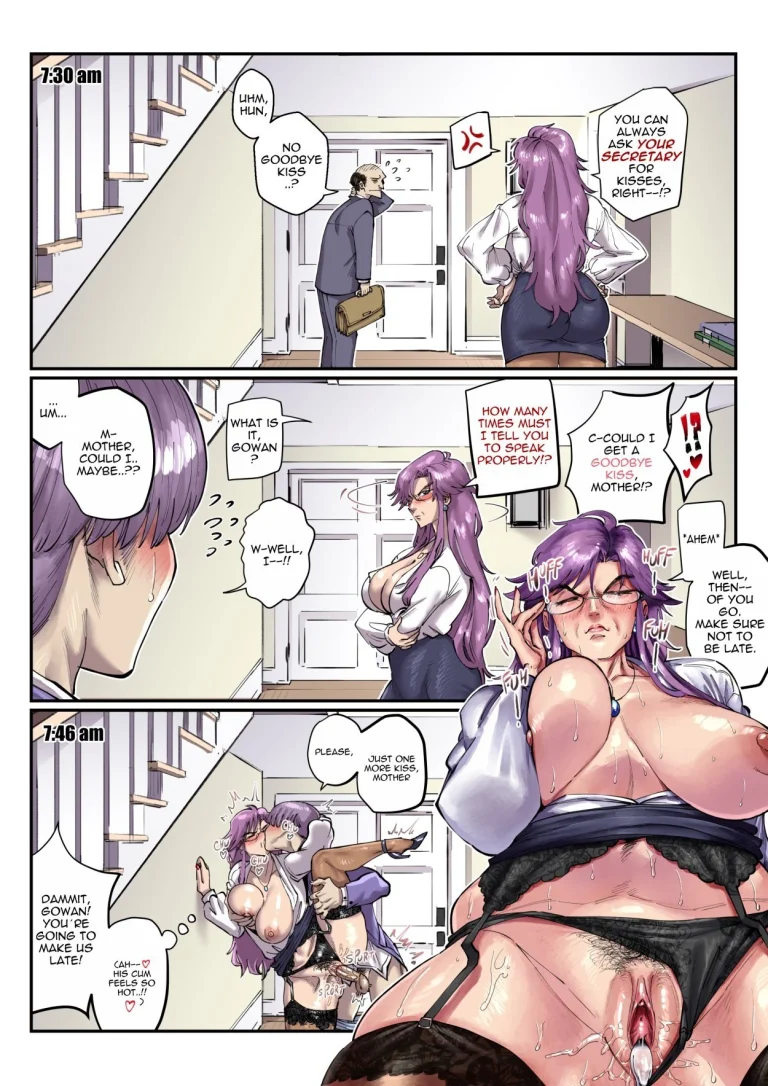 A Strict Mother's Daily Routine porn comic picture 4