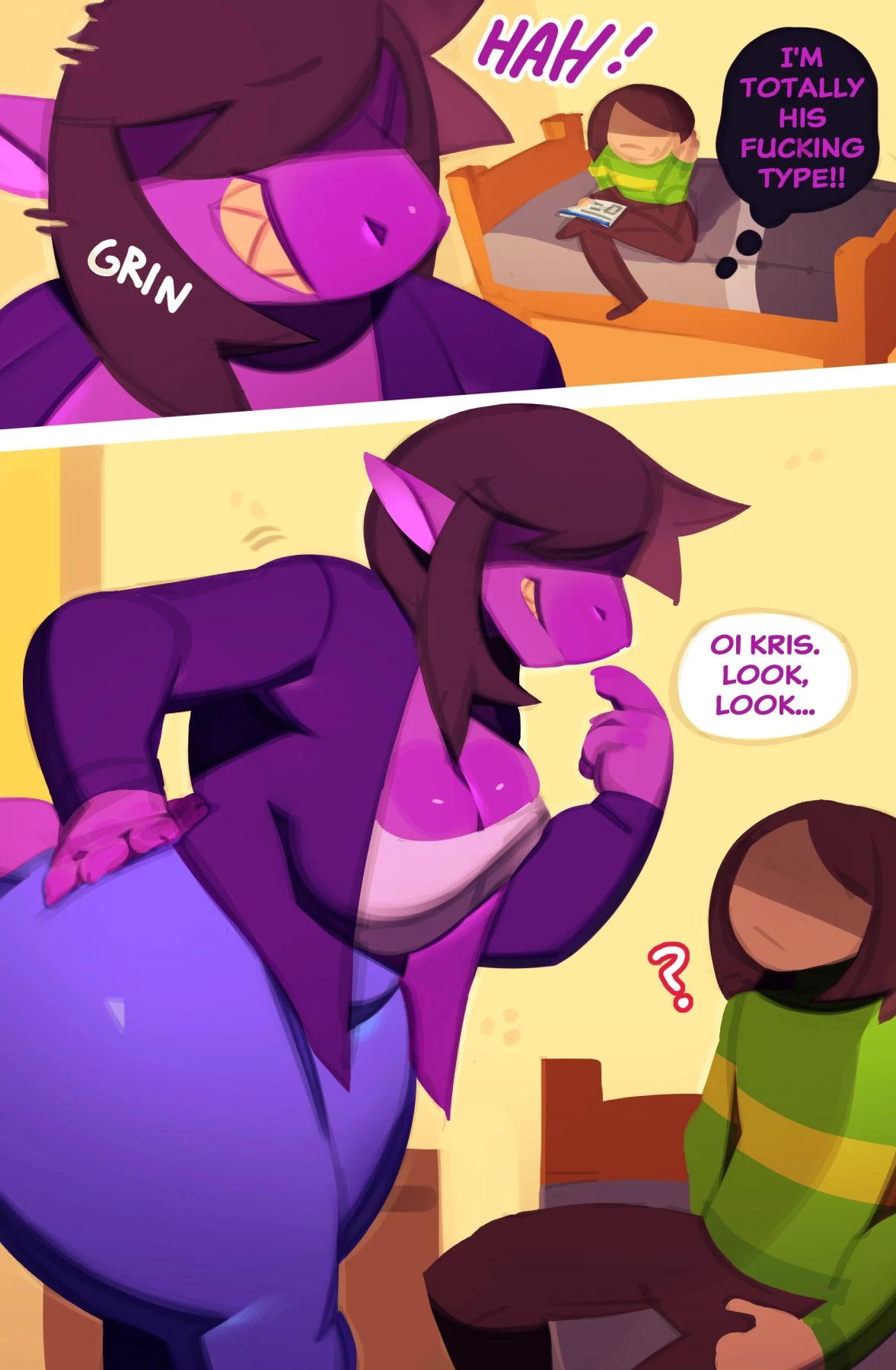 A Susie x Kris porn comic picture 5