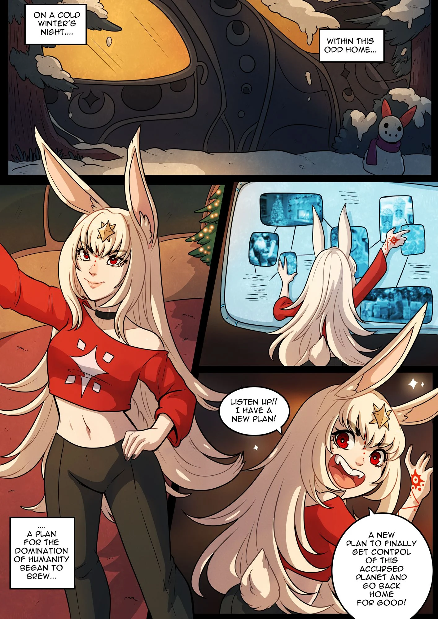 A Very Bunny Christmas porn comic picture 3