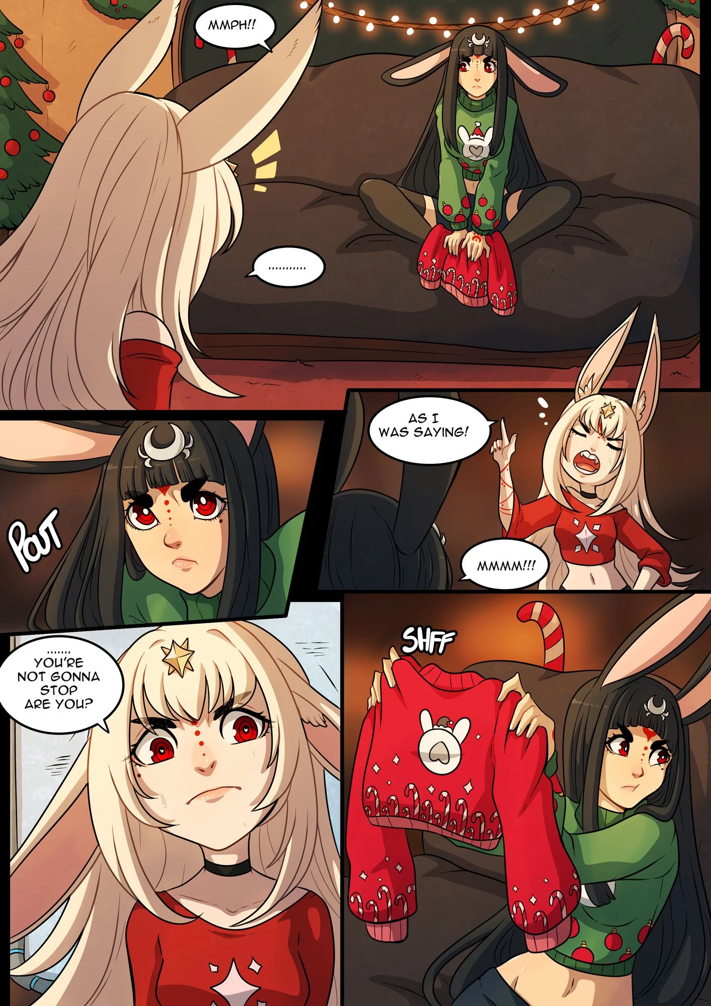A Very Bunny Christmas porn comic picture 4