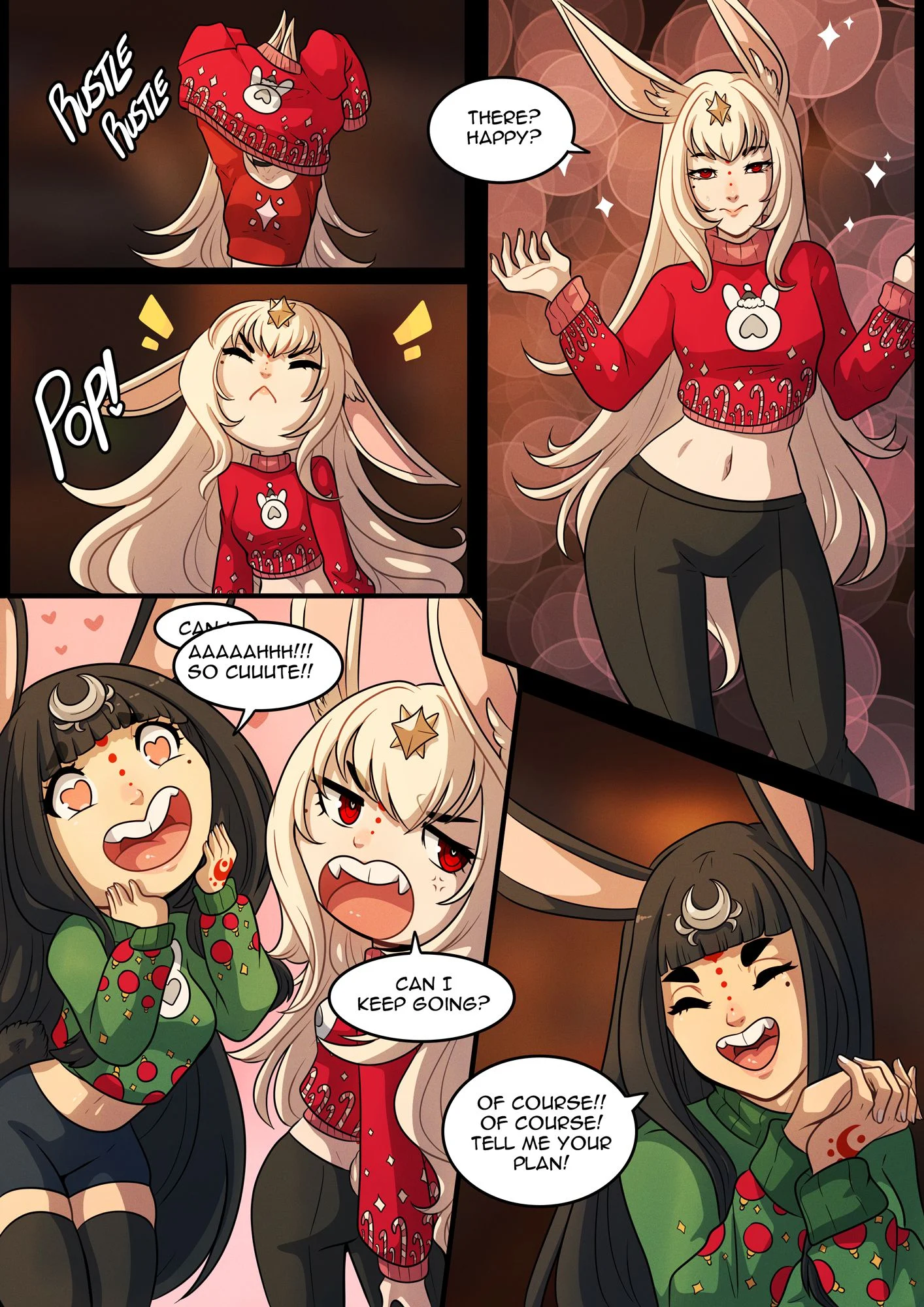 A Very Bunny Christmas porn comic picture 6
