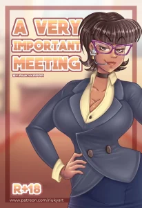 A very important meeting porn comic picture 1