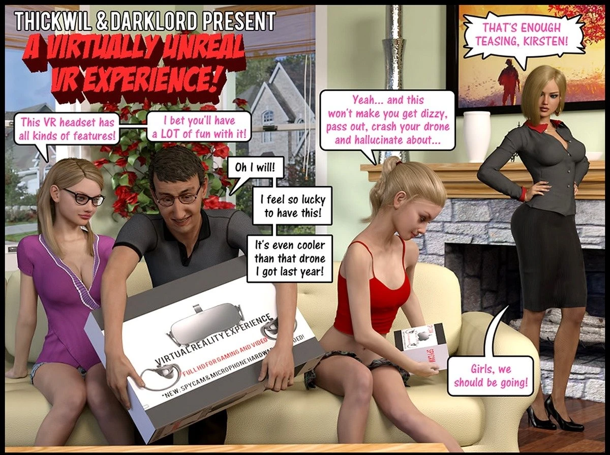 A Virtually Unreal VR Experience porn comic picture 1