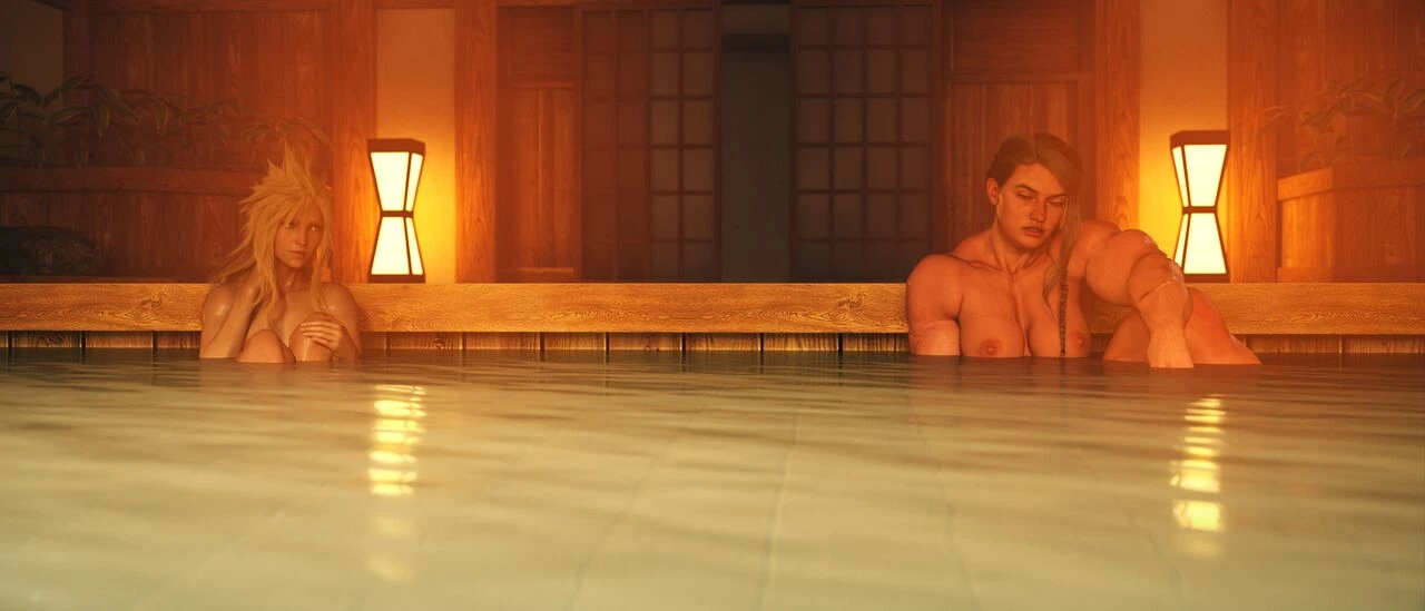 Abby & Cloud porn comic picture 1