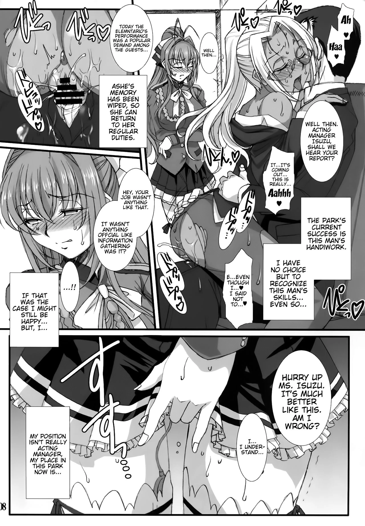 Acting Manager's Duty -Sento Isuzu's Lewd Training Diary- porn comic picture 6