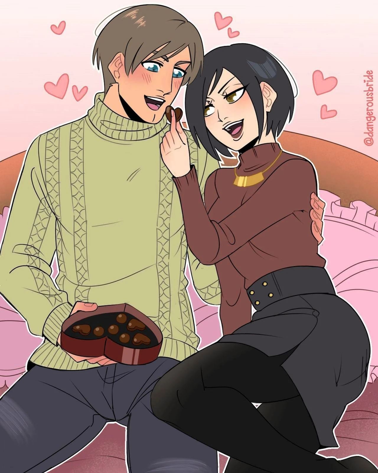 Ada Wong X Leon 1 porn comic picture 14