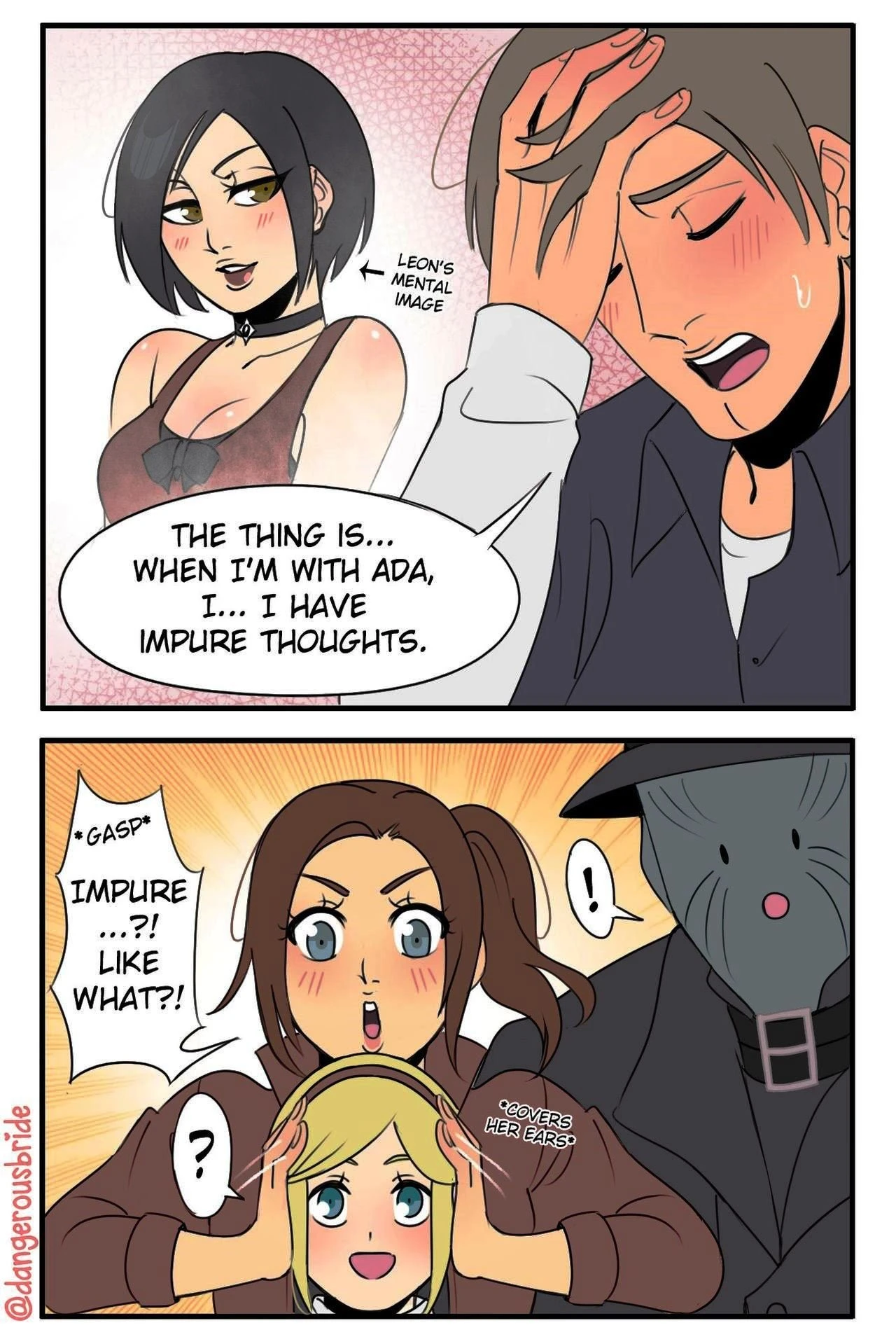 Ada Wong X Leon 1 porn comic picture 18