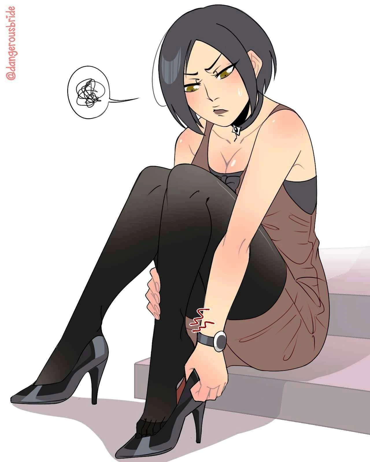 Ada Wong X Leon 1 porn comic picture 49