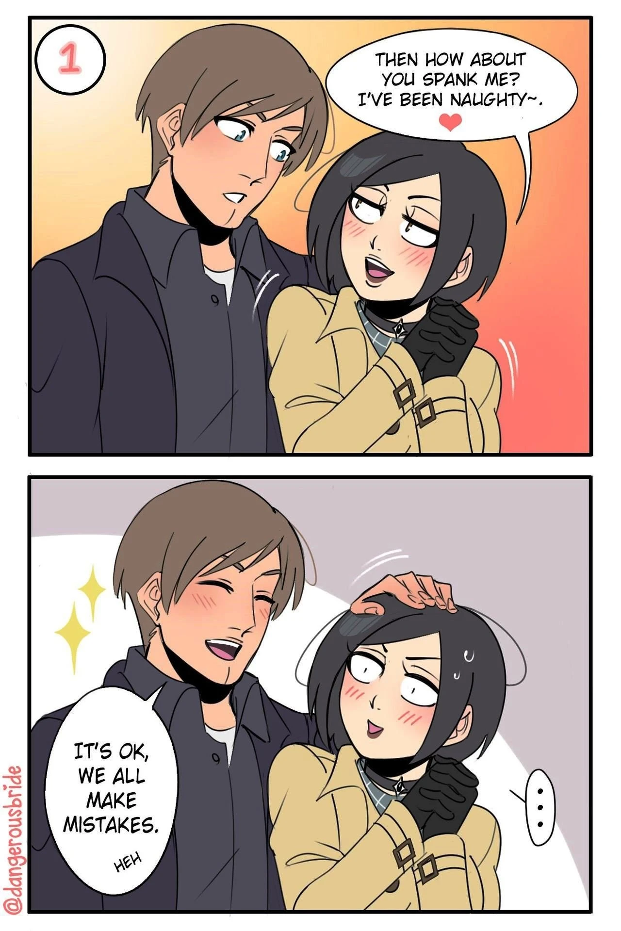 Ada Wong X Leon 1 porn comic picture 8