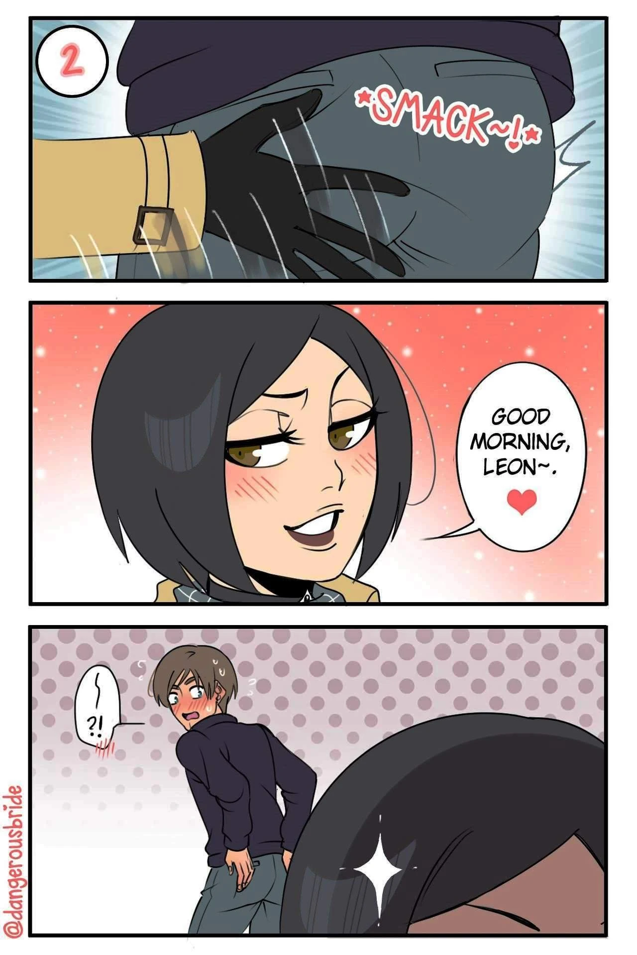 Ada Wong X Leon 1 porn comic picture 9