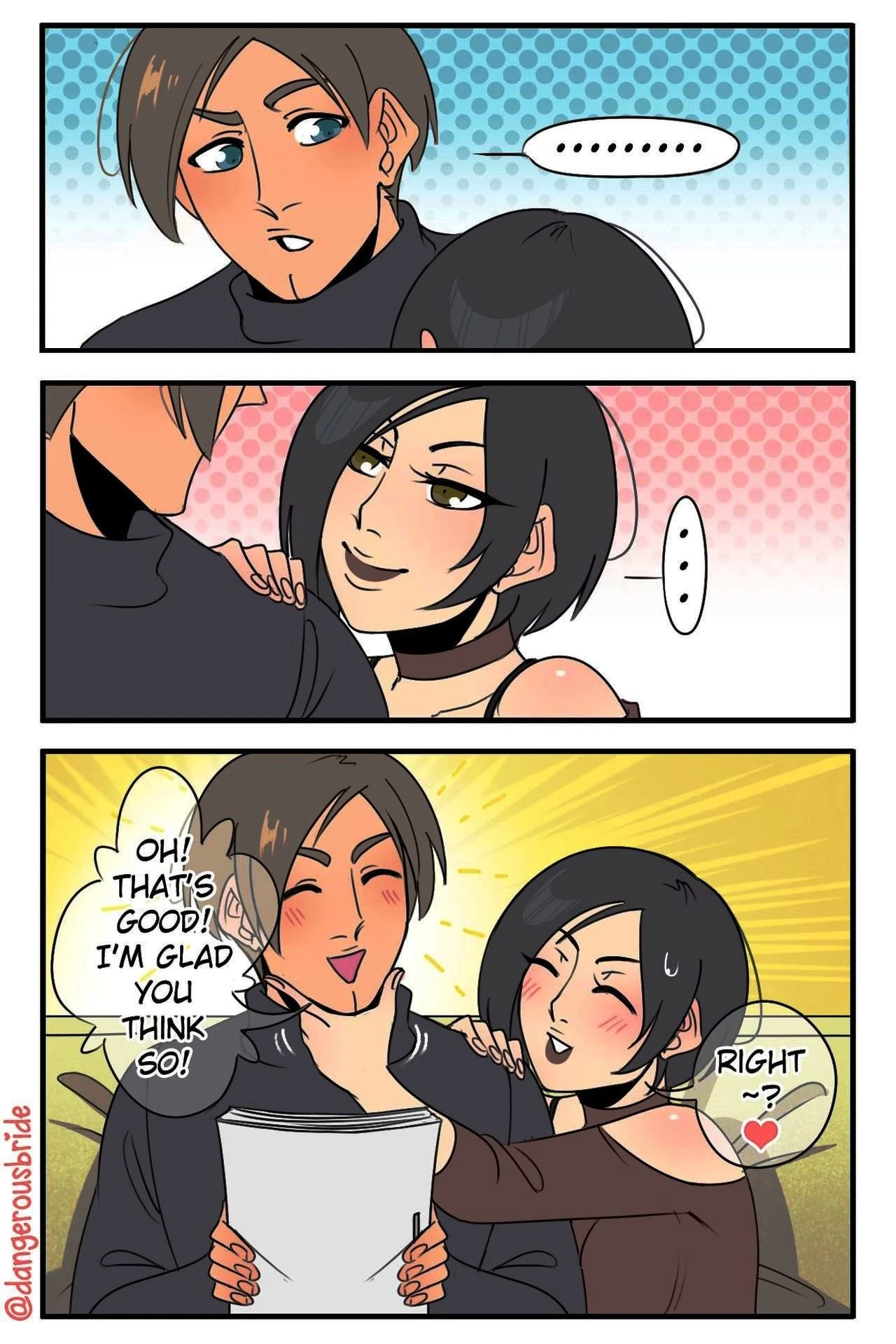 Ada Wong X Leon 2 porn comic picture 17