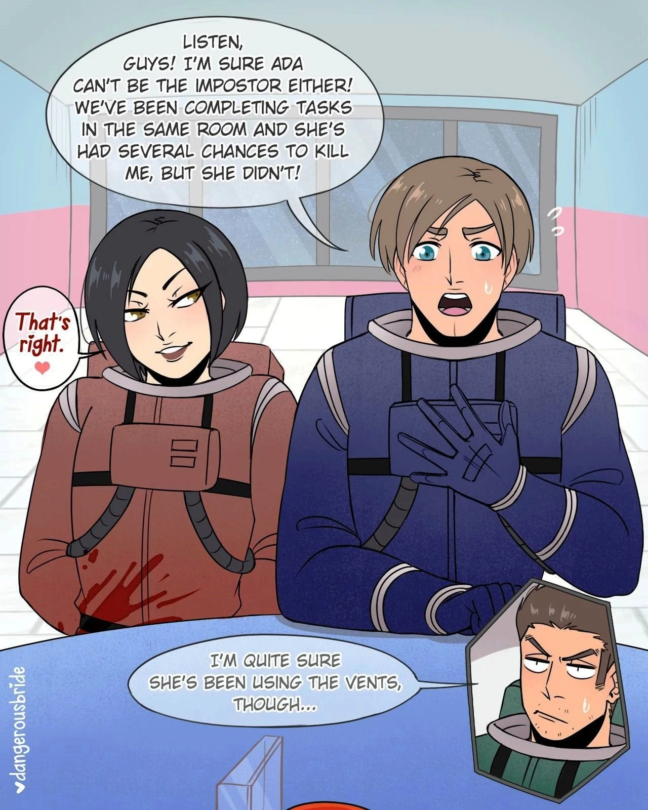 Ada Wong X Leon 2 porn comic picture 24