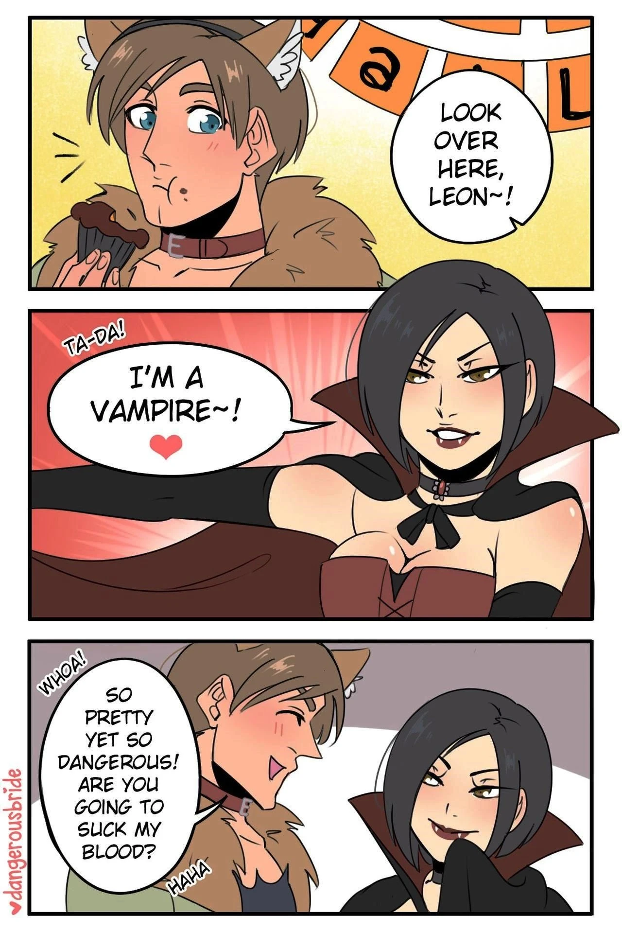 Ada Wong X Leon 2 porn comic picture 32