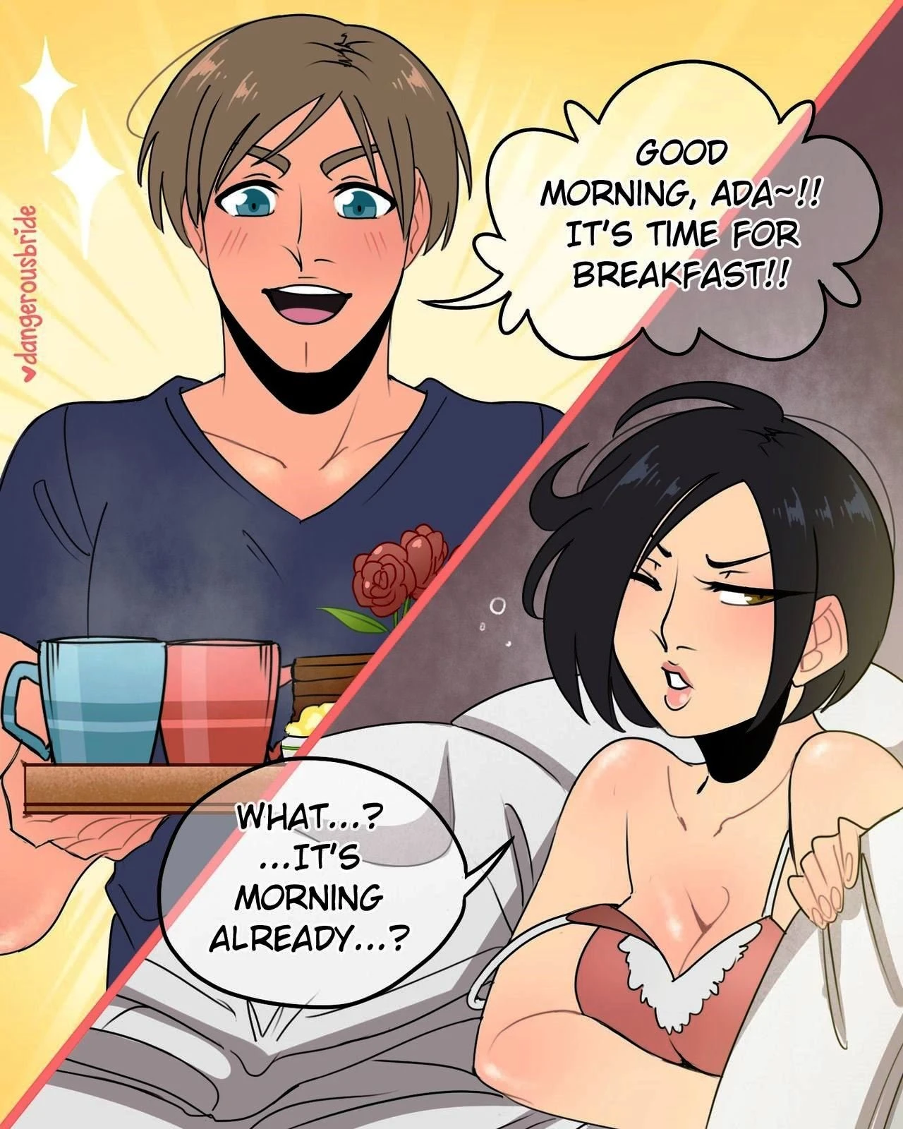 Ada Wong X Leon 2 porn comic picture 37