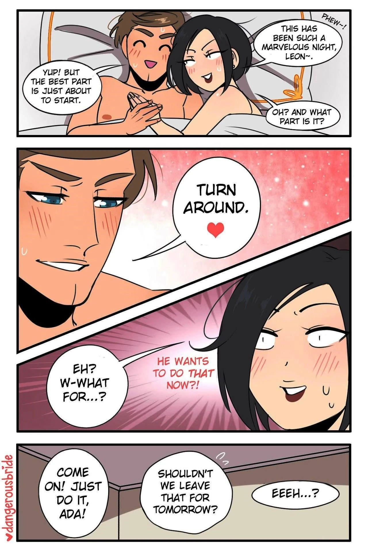 Ada Wong X Leon 2 porn comic picture 5