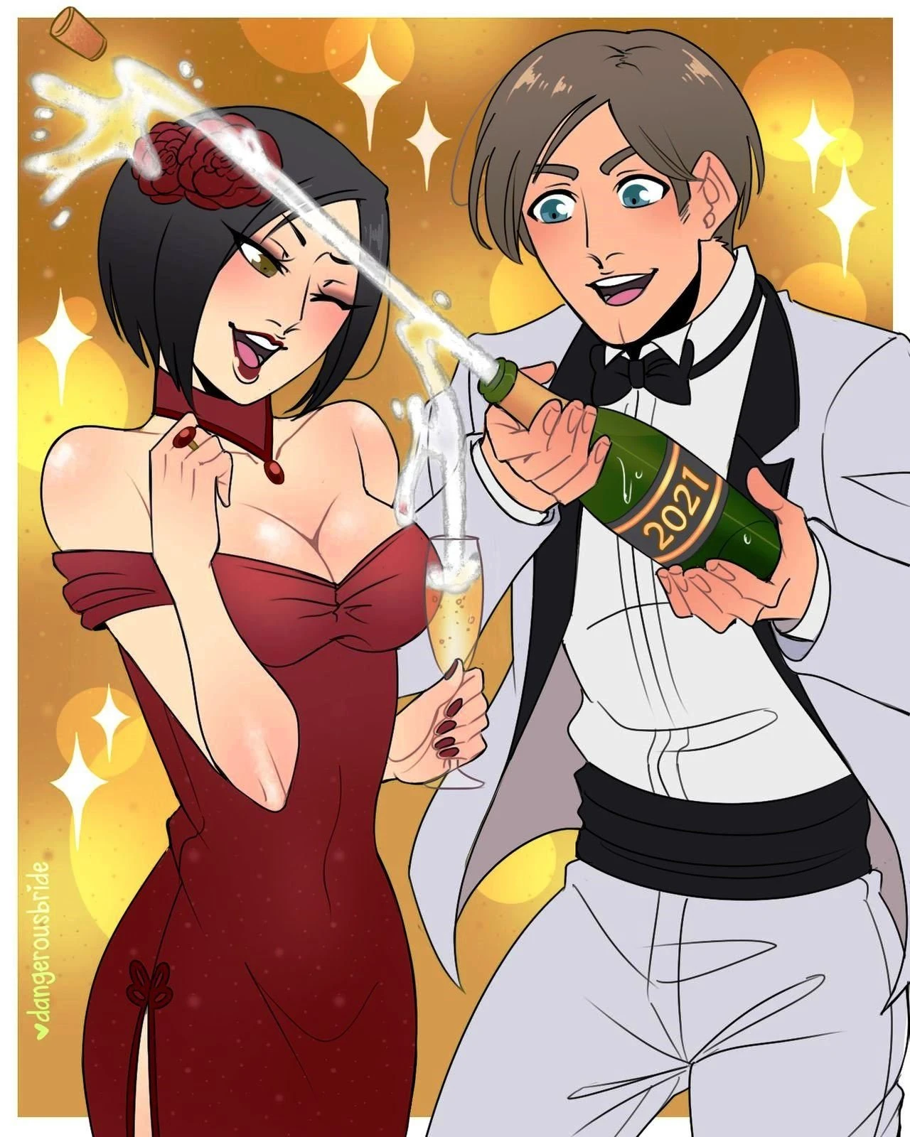 Ada Wong X Leon 2 porn comic picture 50