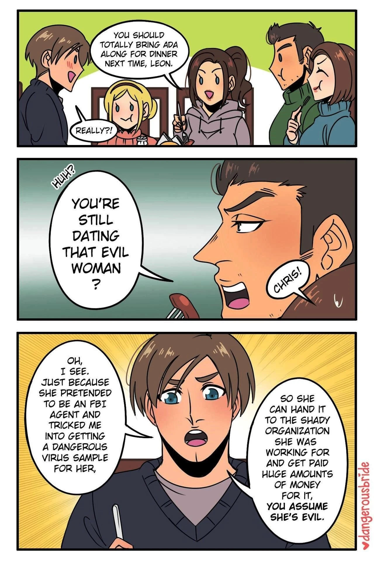 Ada Wong X Leon 2 porn comic picture 53