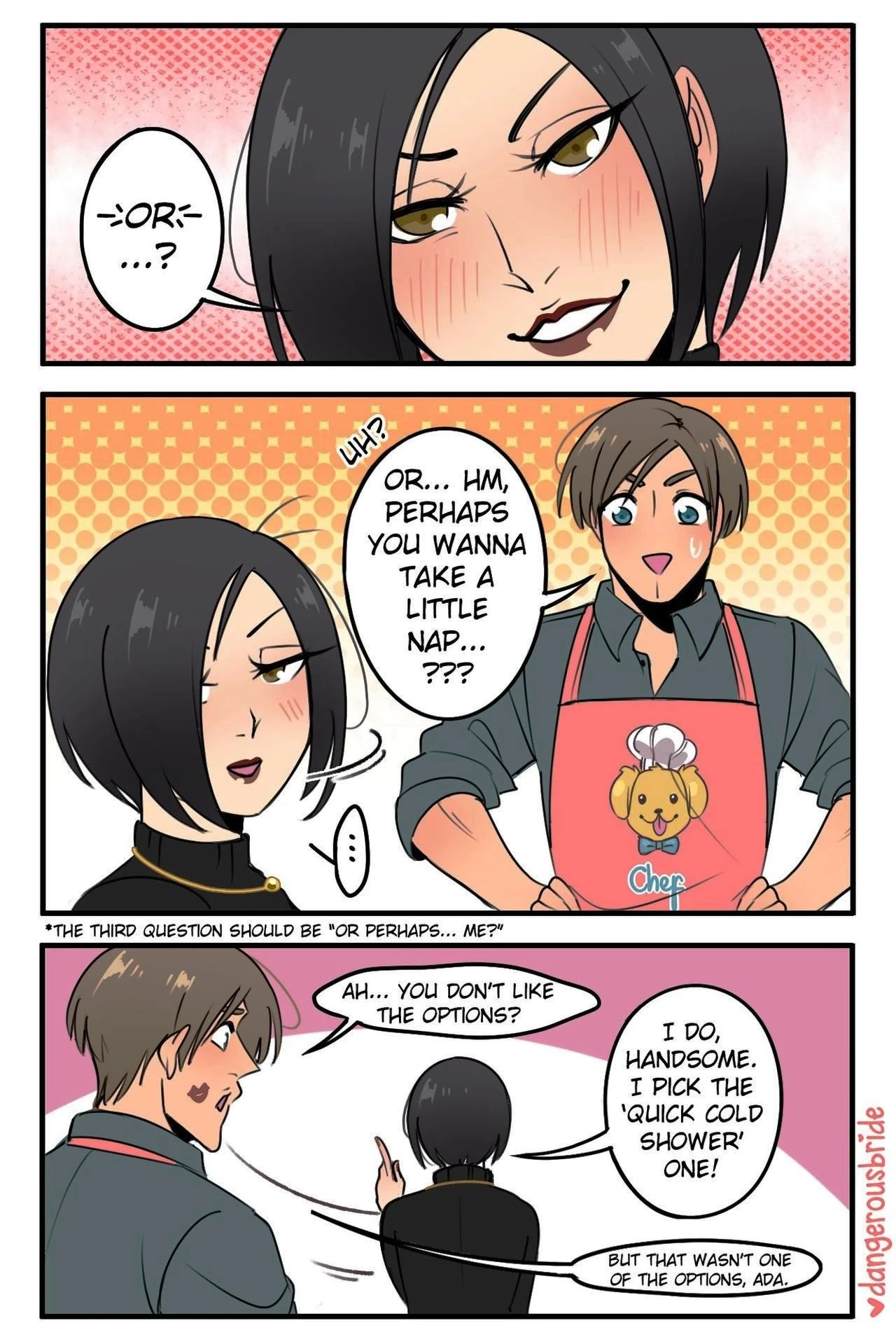 Ada Wong X Leon 3 porn comic picture 13