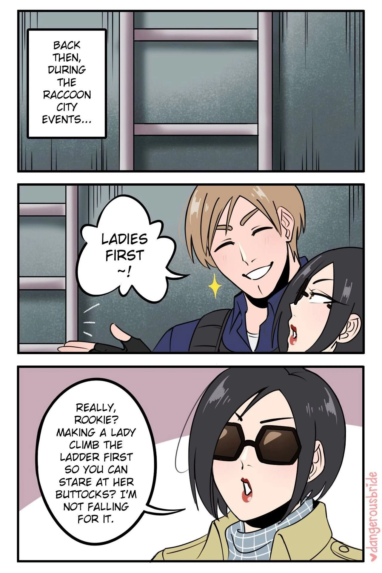 Ada Wong X Leon 3 porn comic picture 48