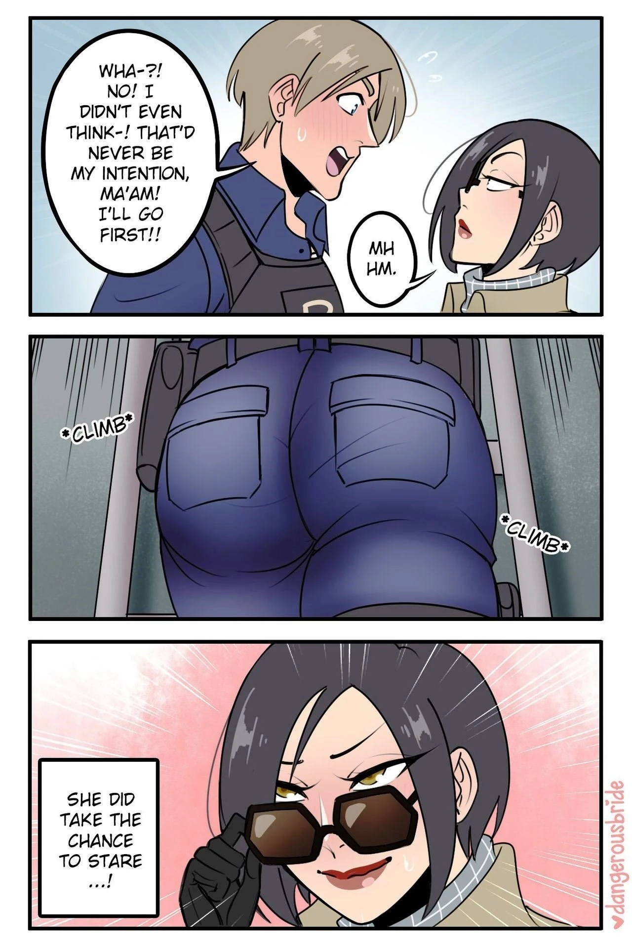 Ada Wong X Leon 3 porn comic picture 49
