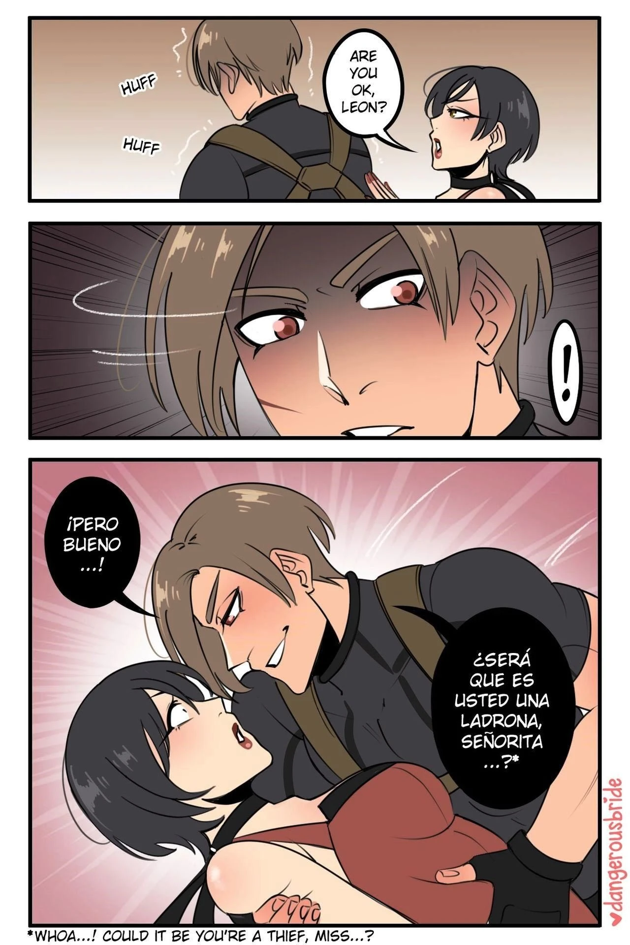 Ada Wong X Leon 3 porn comic picture 58