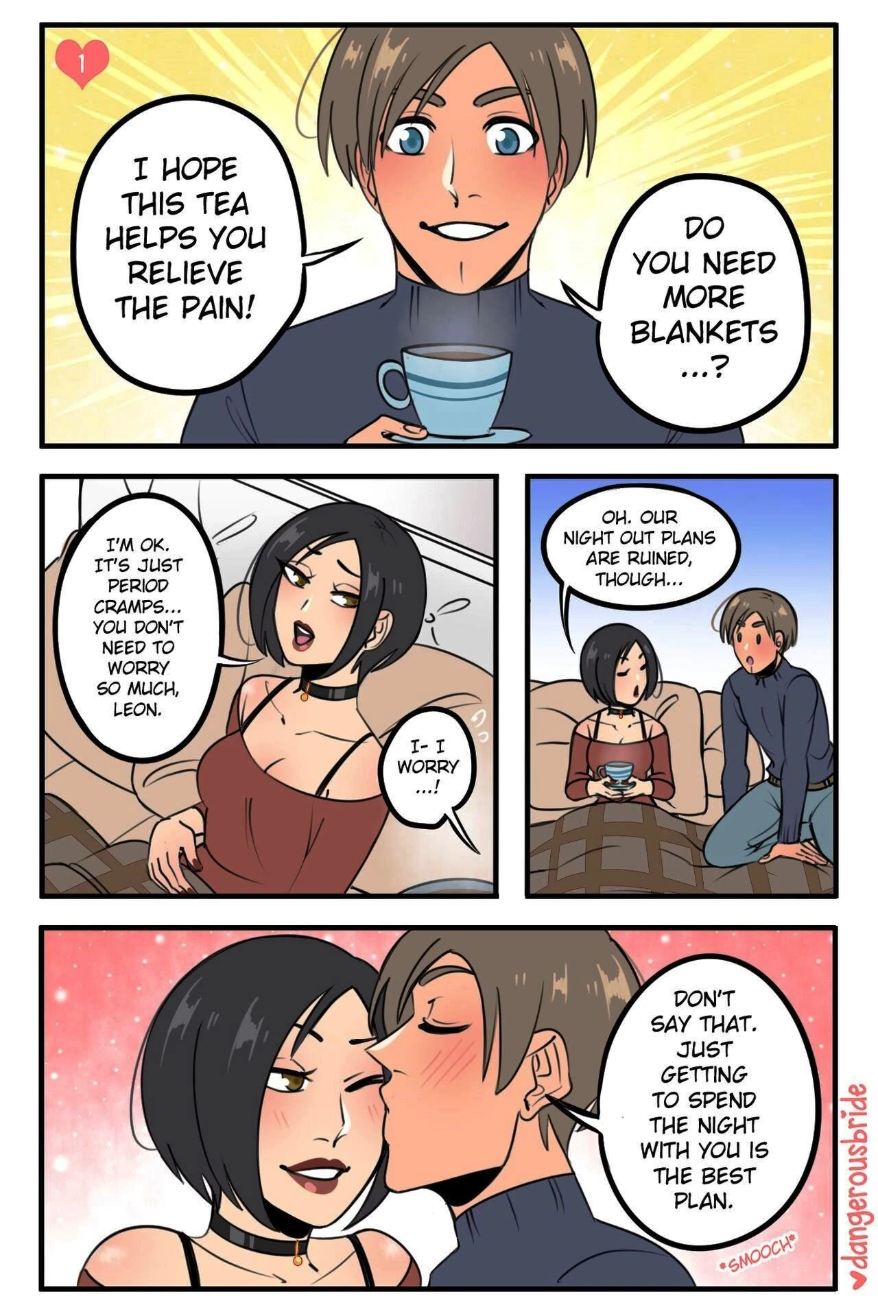 Ada Wong X Leon 3 porn comic picture 68